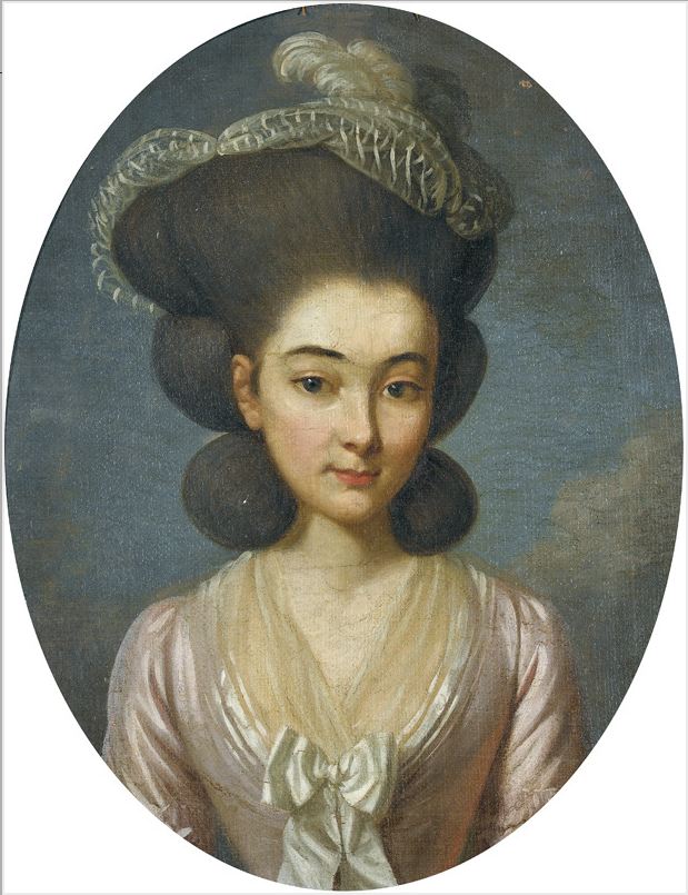 Portrait of Catharina Henriette Tscharner née Haller (1761-1830) by Sigmund Freudenberger