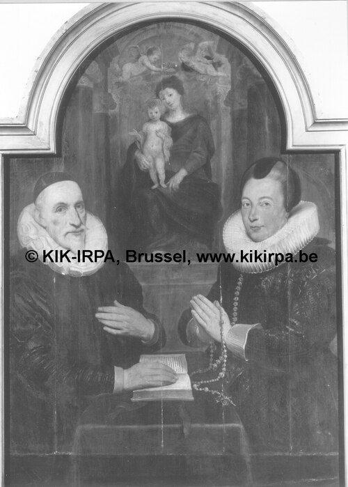 Donor and His Wife by Simon de Vos