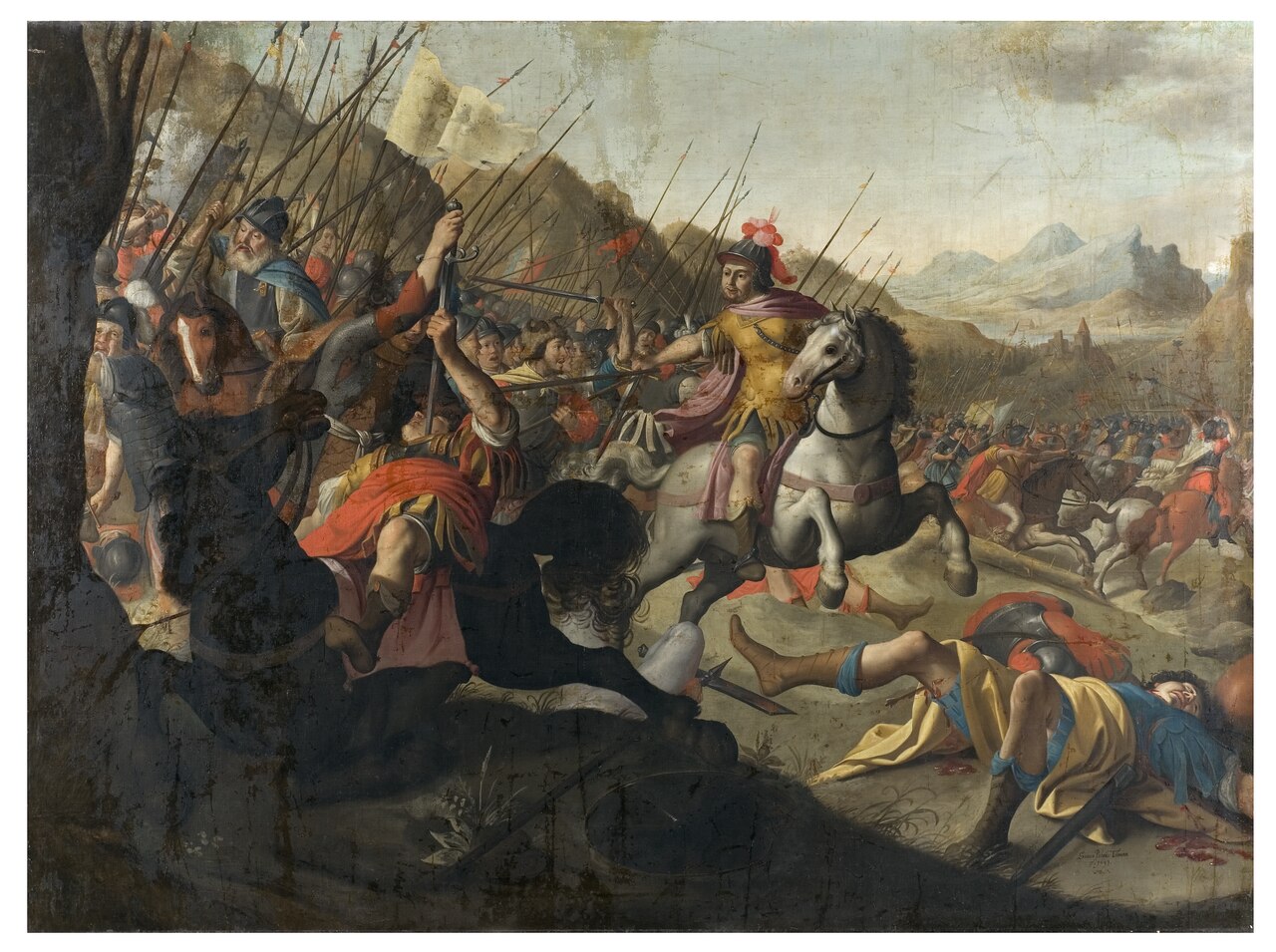 A Roman Battle by Simon Peter Tilemann