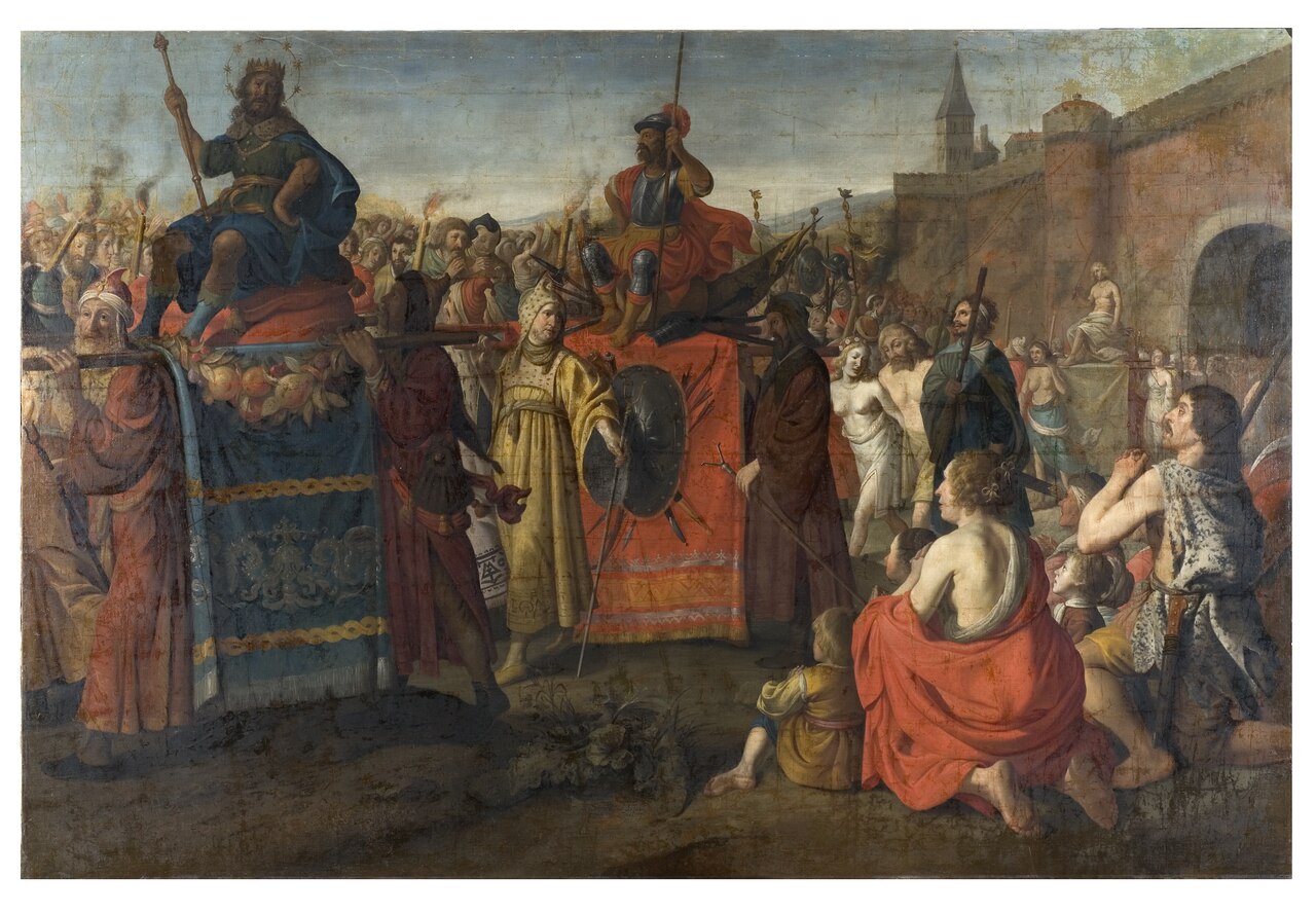 A Roman Triumphal Parade by Simon Peter Tilemann