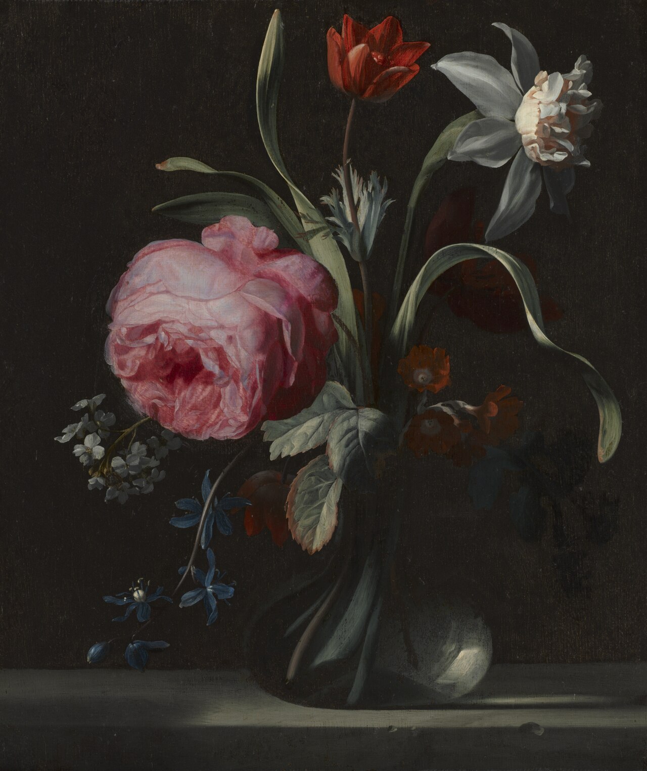 Flowers in a Vase by Simon Pietersz Verelst