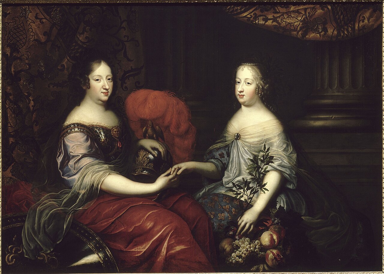 Anne of Austria and Marie-Thérèse of Austria, queens of France by Simon Renard de Saint-André