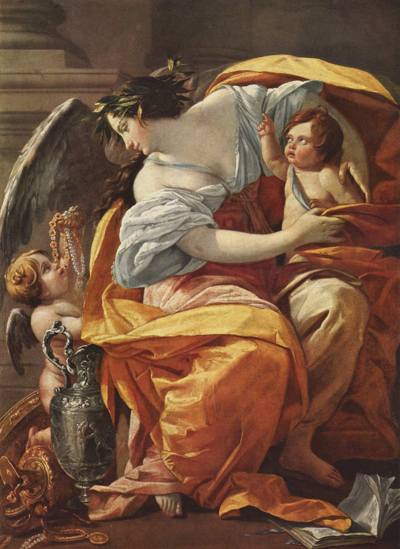 Allegory of Wealth by Simon Vouet
