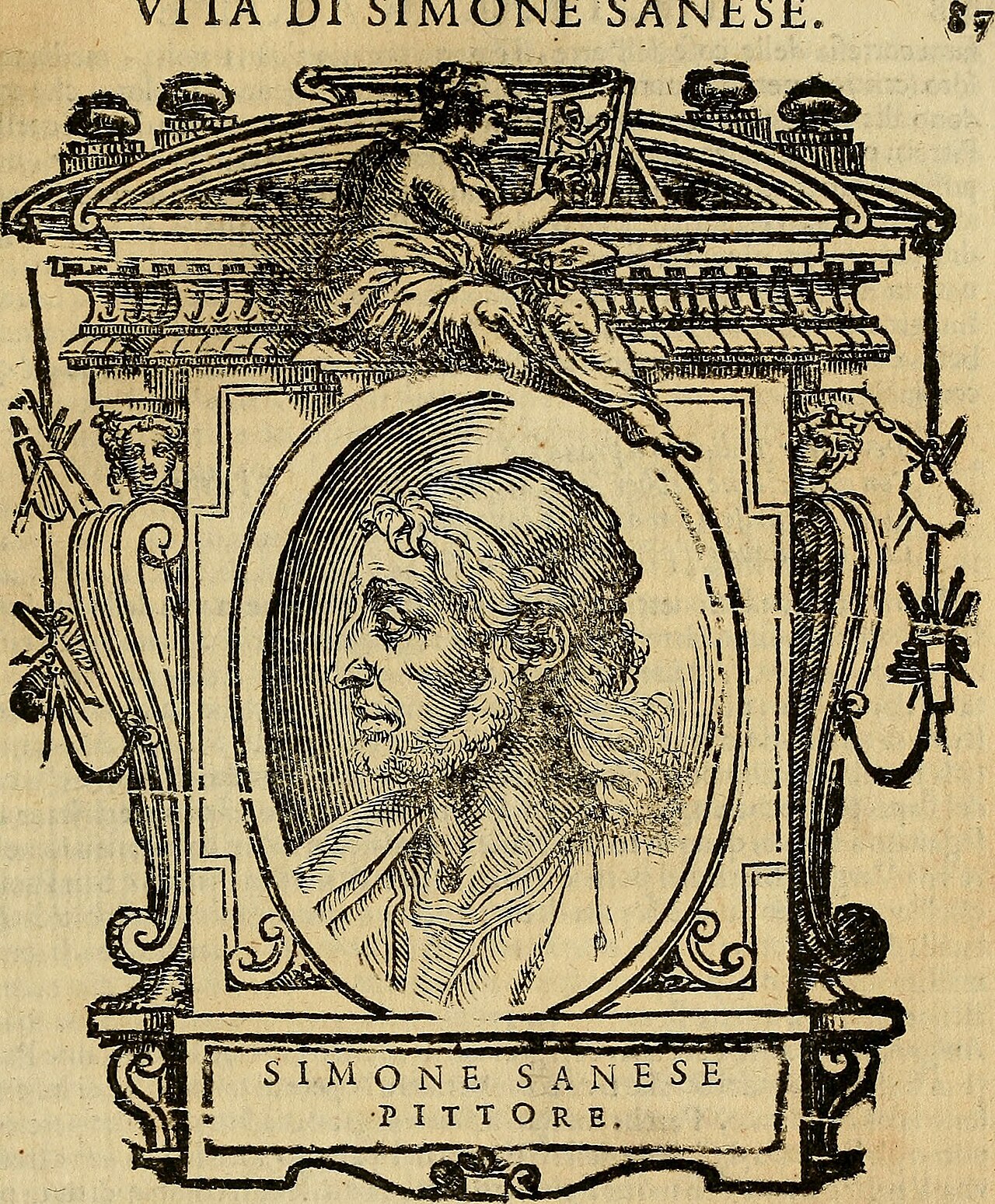 Portrait of Simone Martini