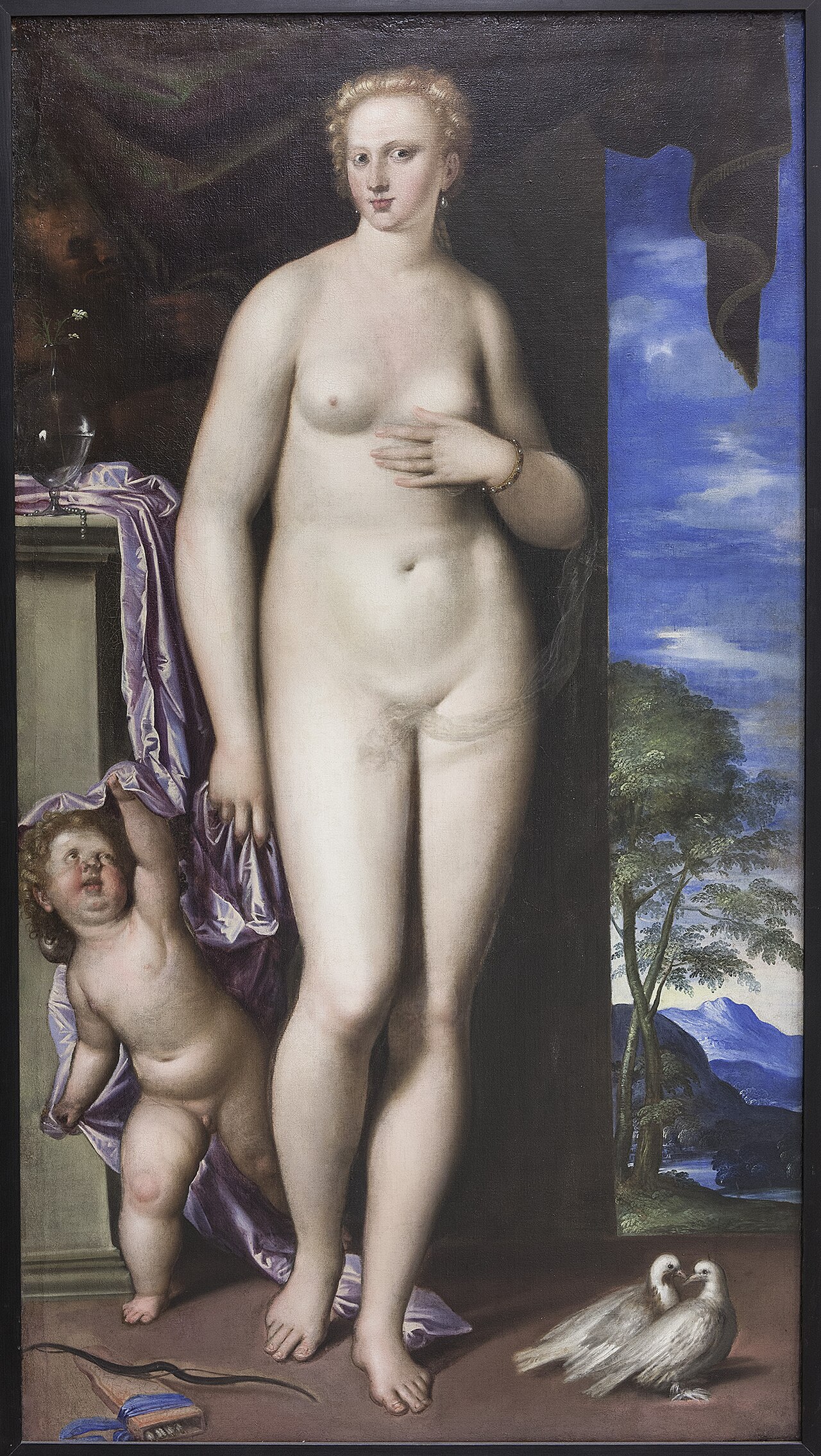 Venus and Cupid by Simone Peterzano