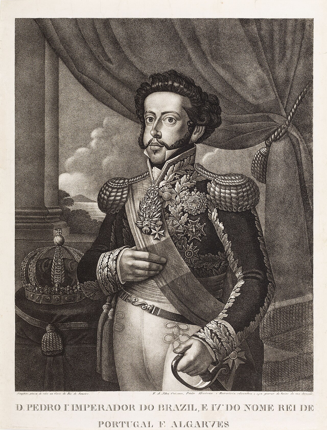 D. Pedro Iº. Imperador do Brazil, e IVº. do nome rei de Portugal e Algarves by Simplício Rodrigues de Sá