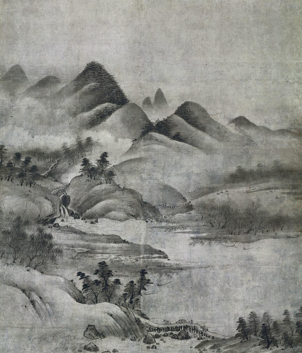 Landscape by Sōami