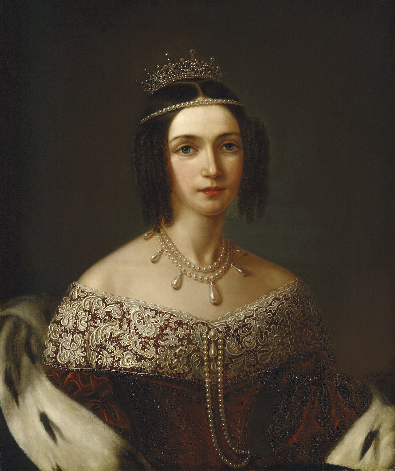 Josefina, 1807-1876, drottning av Sverige och Norge prinsessa av Leuchtenberg by Sofia Adlersparre