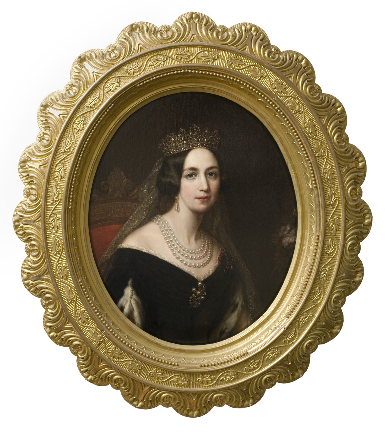 Josefina (1807-1876), princess of Leuchtenberg, queen of Sweden and Norway, married to Oskar I of Sweden and Norway by Sofia Adlersparre