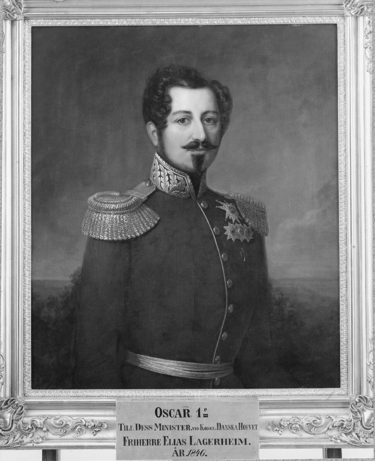 Oskar I (1799-1859), king of Sweden and Norway, married to Josefina of Leuchtenberg by Sofia Adlersparre