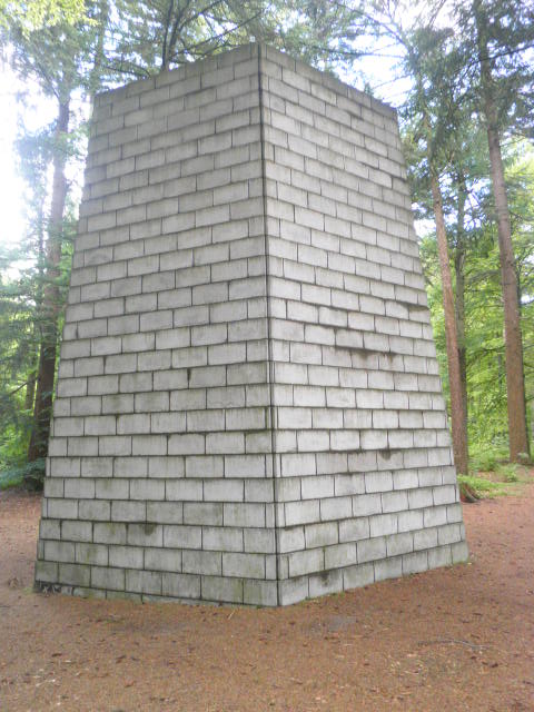Six-sided tower by Sol LeWitt