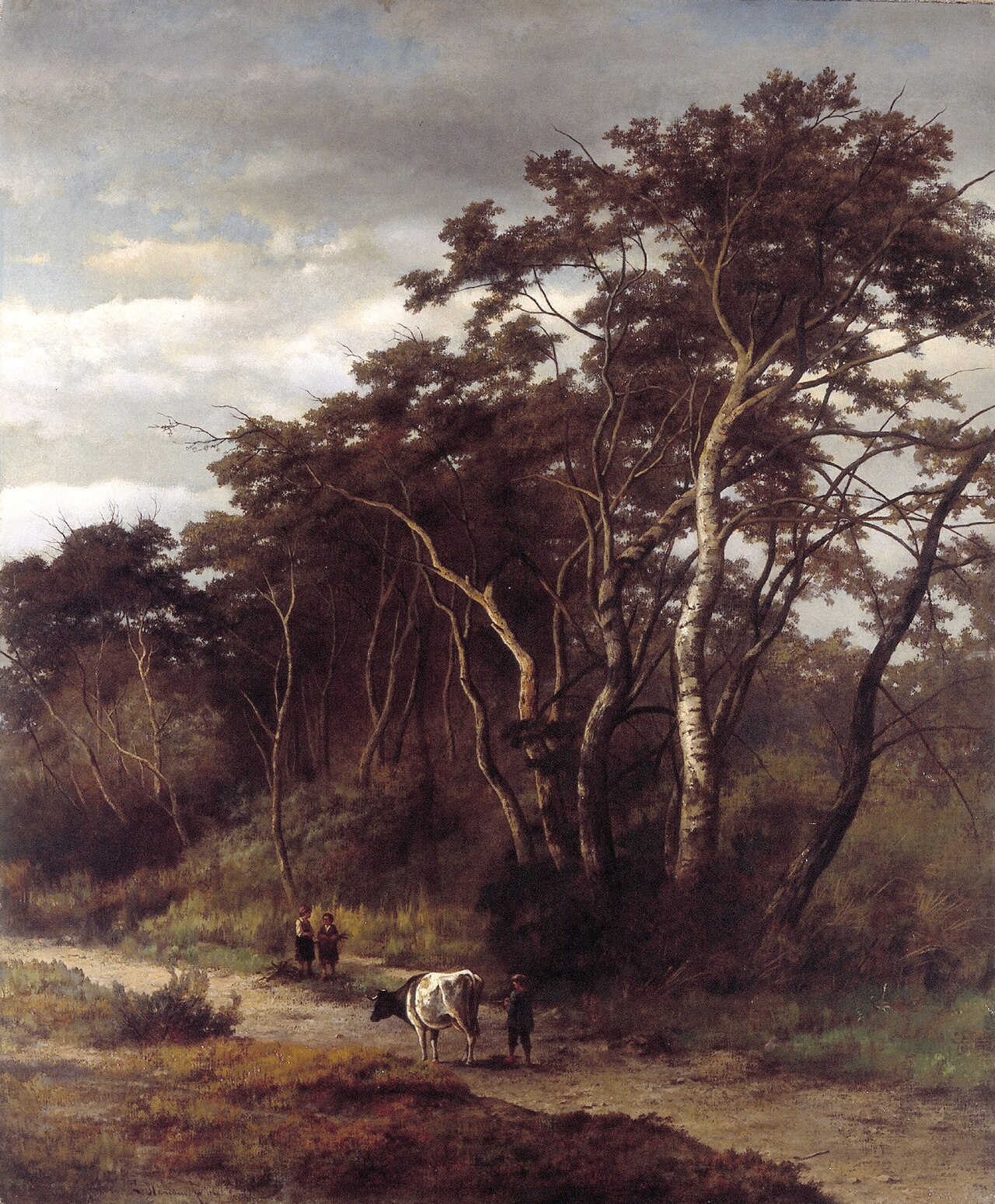 Landscape in Kennemerland by Solomon Leonard Verveer