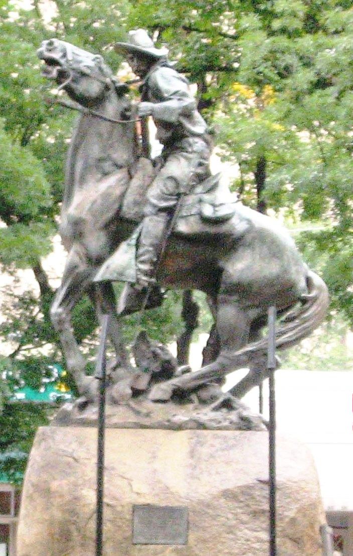 Buckey O'Neill Monument by Solon Borglum