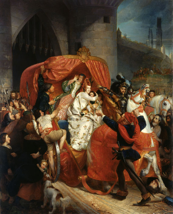 La Duchesse de Bourgogne arrêtée aux portes de Bruges by Sophie Fremiet