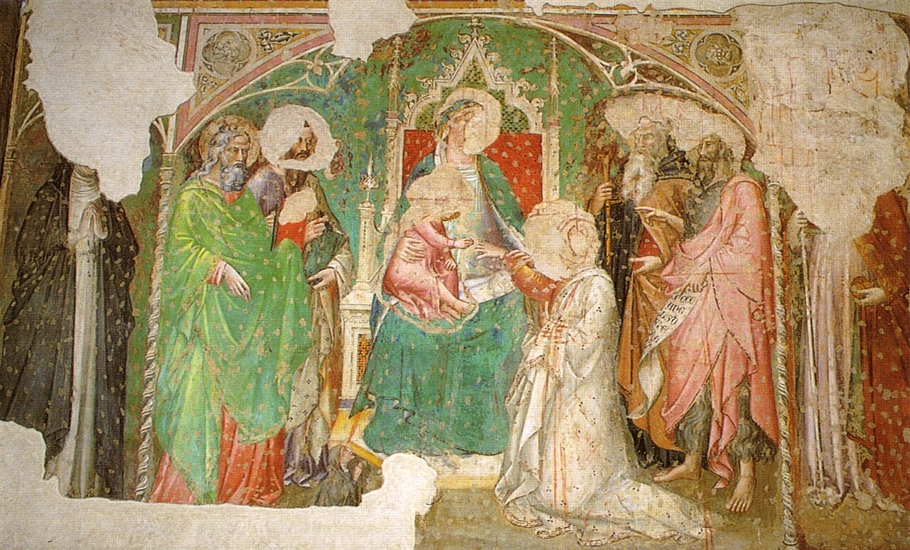 Mystical marriage of Saint Catherine by Spinello Aretino
