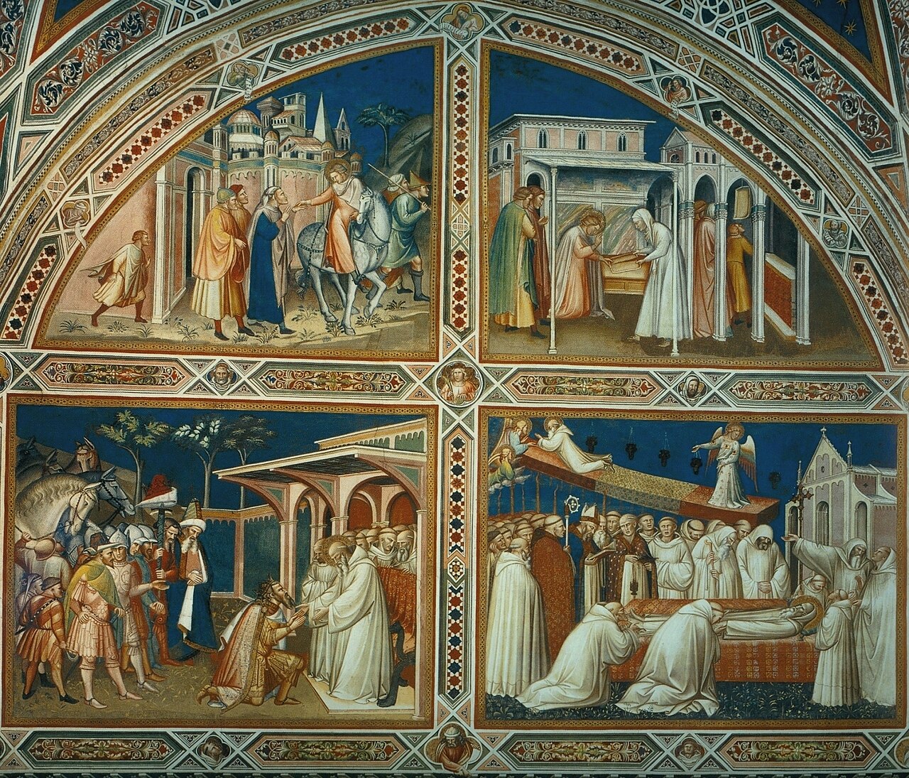 Stories of the life of S. Benedict by Spinello Aretino
