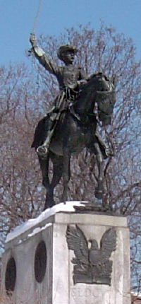 equestrian statue of Henry Warner Slocum by Stanford White