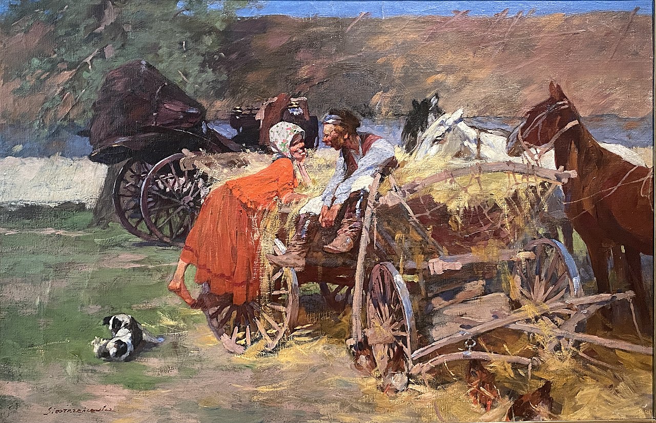 Courtship by Stanisław Bohusz-Siestrzeńcewicz