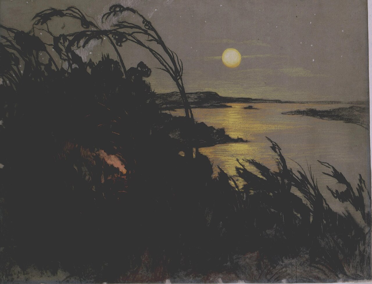 Australian landscape by Stanisław Ignacy Witkiewicz