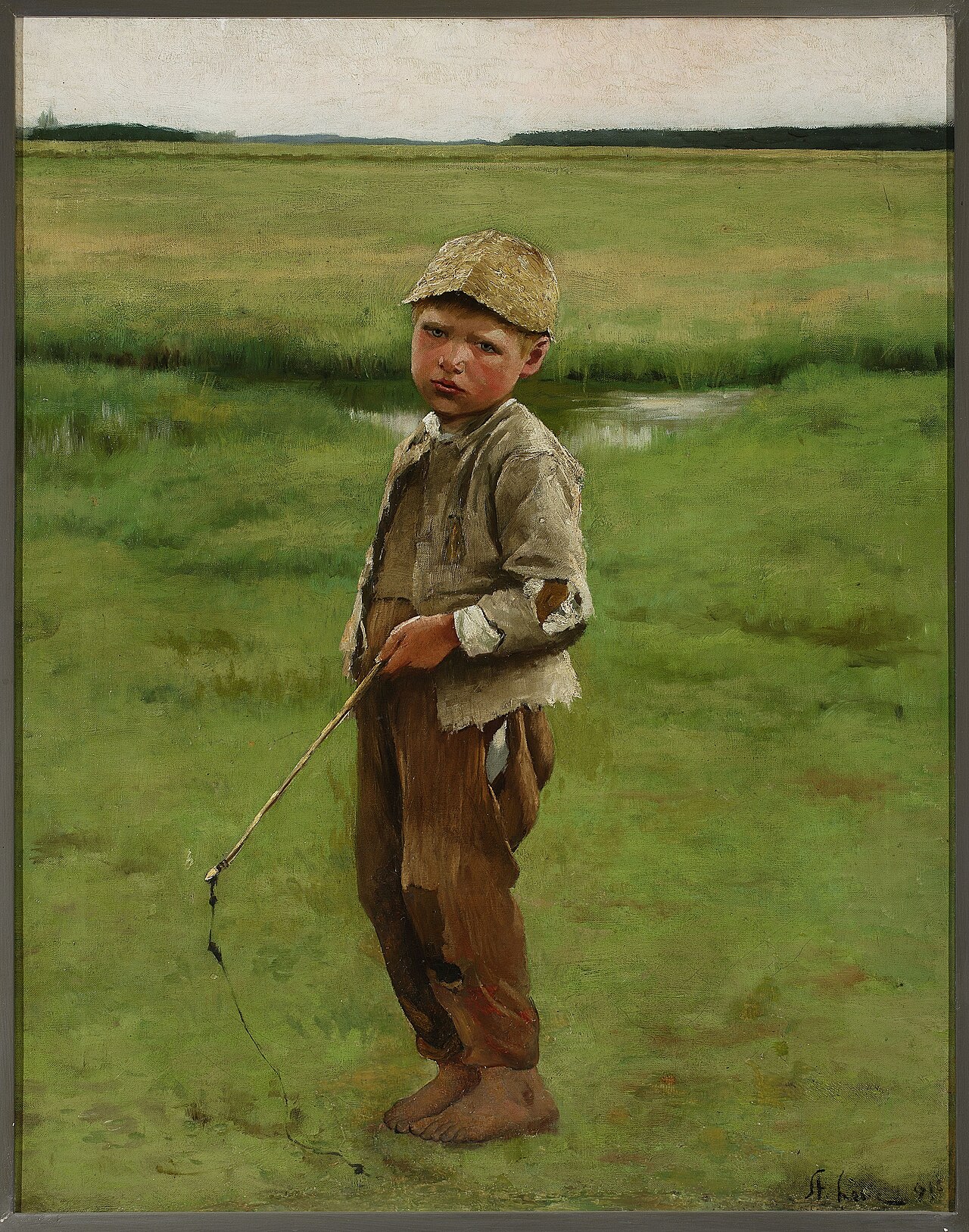 The shepherd boy. by Stanisław Lentz