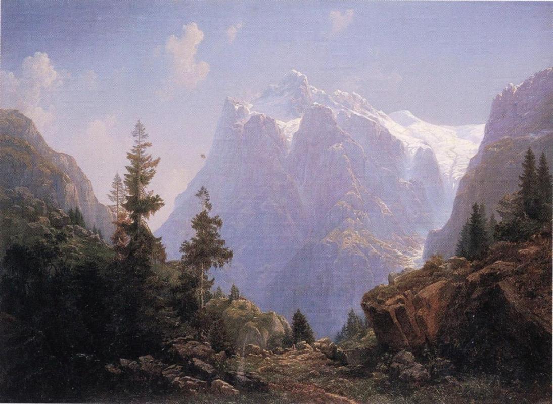 Alpine Landscape by Stanislaus von Kalckreuth