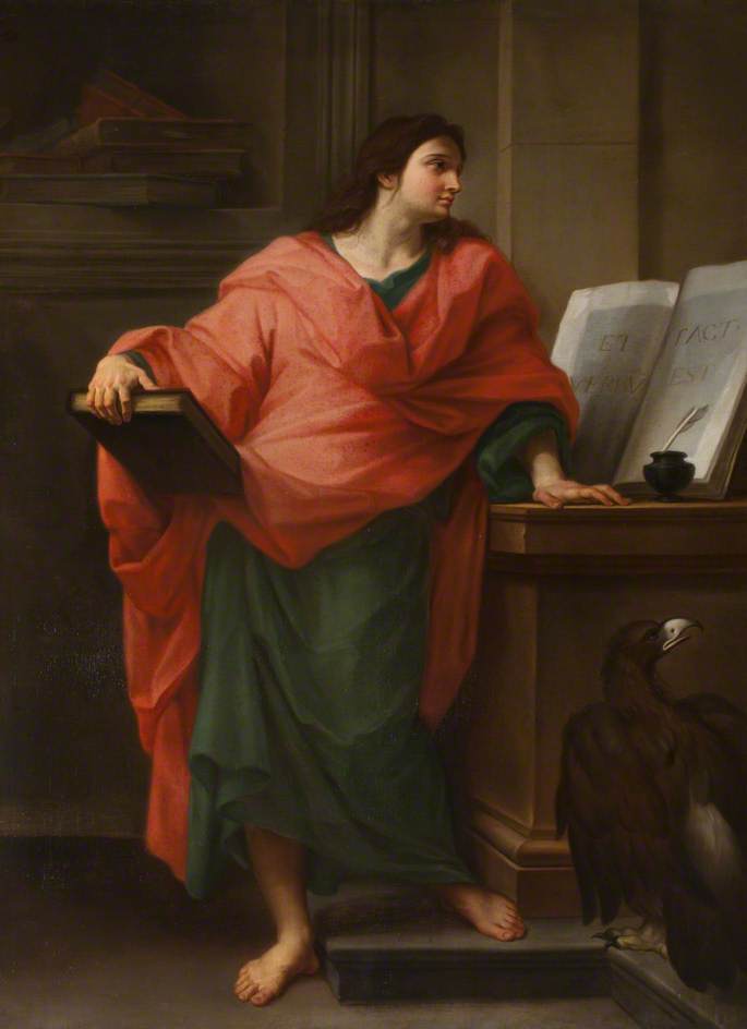 Saint John the Evangelist (after Carlo Maratta) by Stefano Pozzi