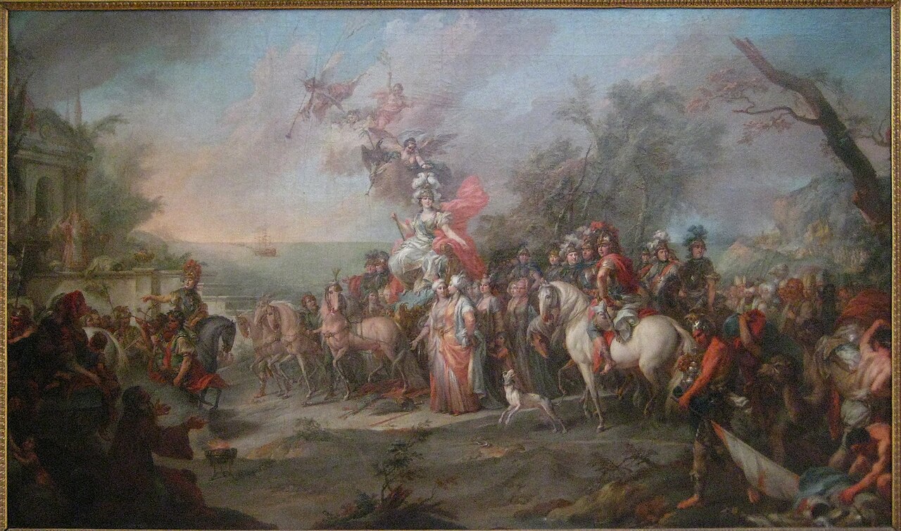 Allegory of Catherine II's Victory over the Turks by Stefano Torelli