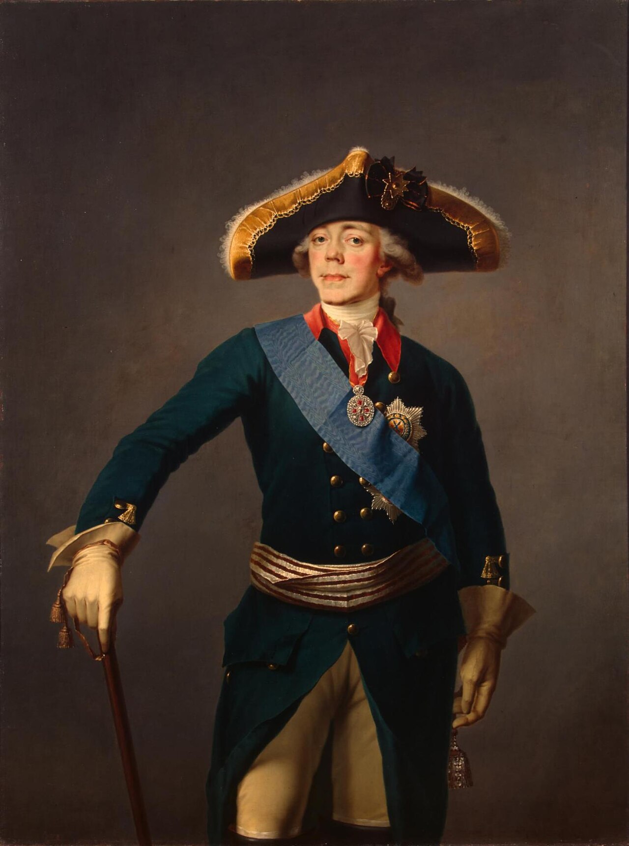 Portrait of Paul I by Stepan Shchukin