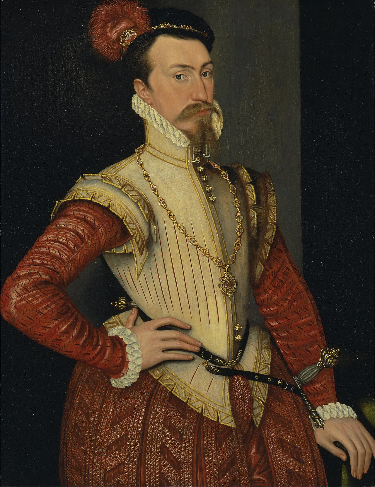 Robert Dudley, first Earl of Leicester (1532/3–1588) by Steven van der Meulen