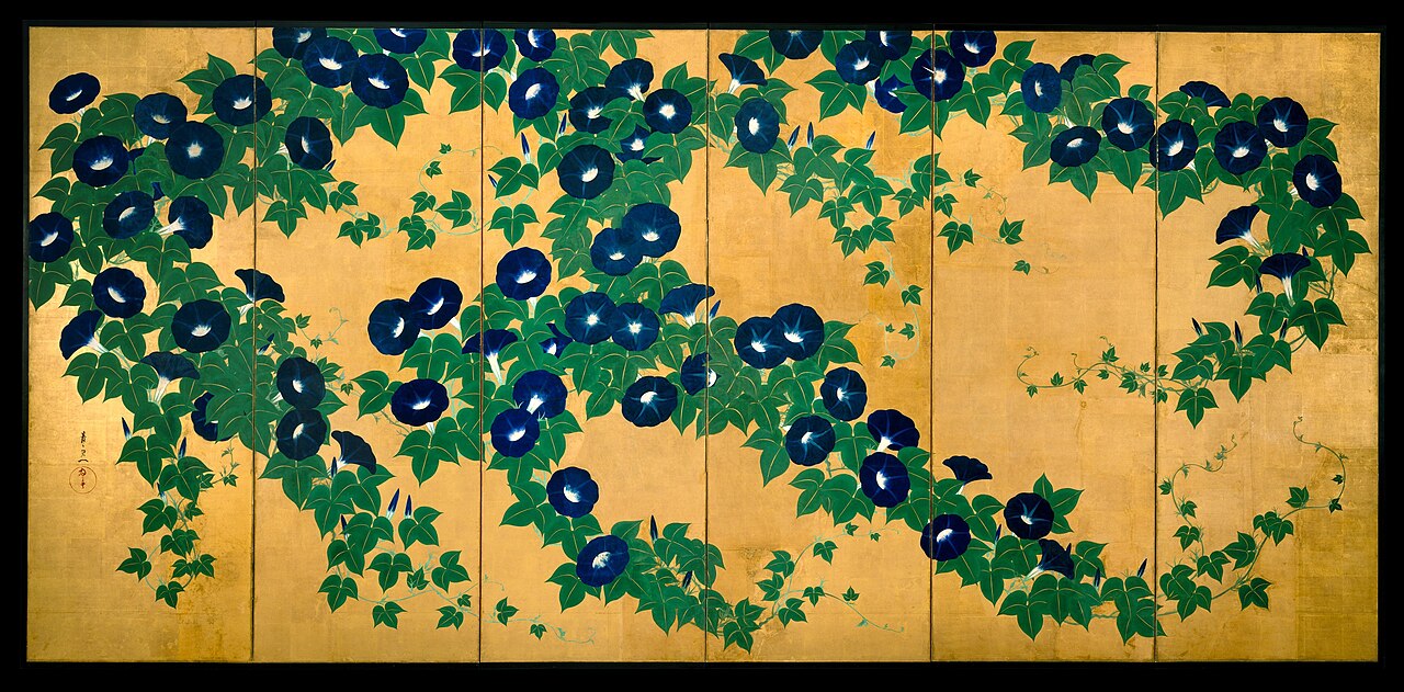 Morning Glories by Suzuki Kiitsu