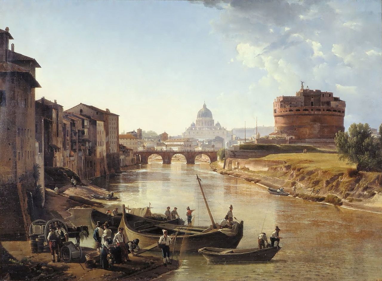 The New Rome. Castel Sant'Angelo by Sylvester Shchedrin