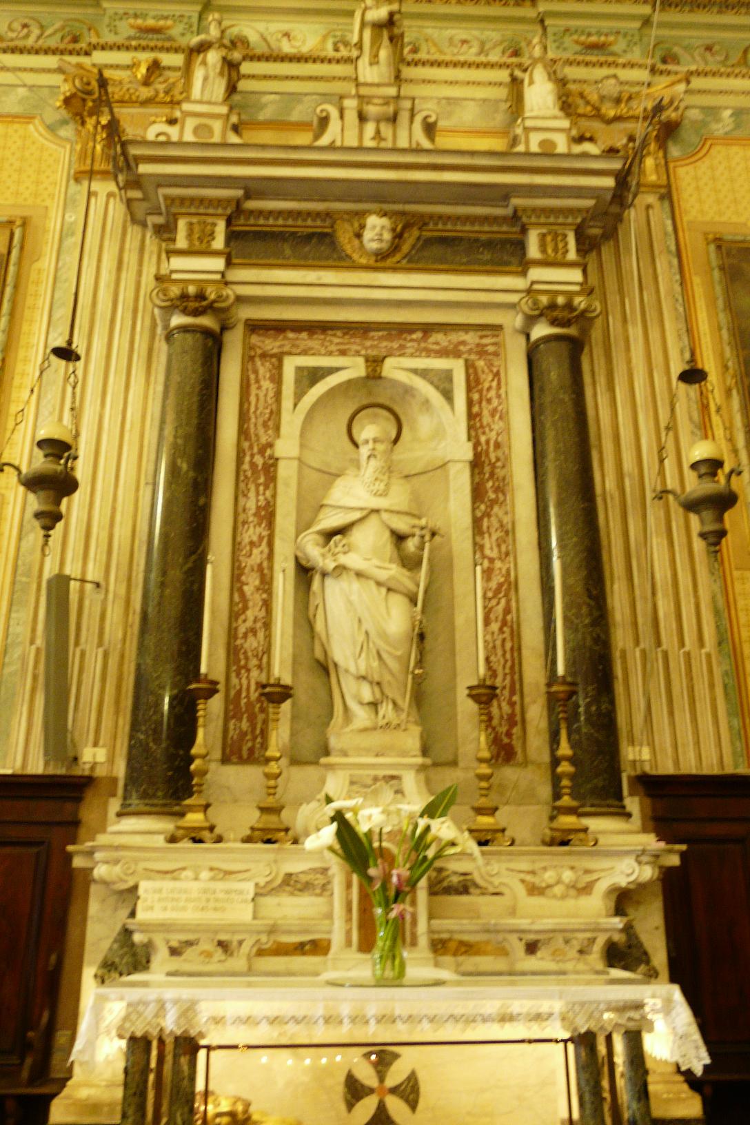 Saint Anthony the Great by Taddeo Carlone