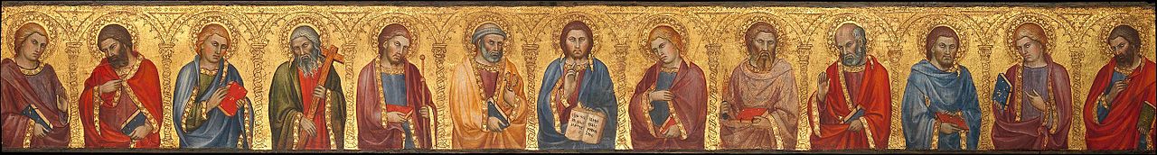 Christ and the Twelve Apostles by Taddeo di Bartolo