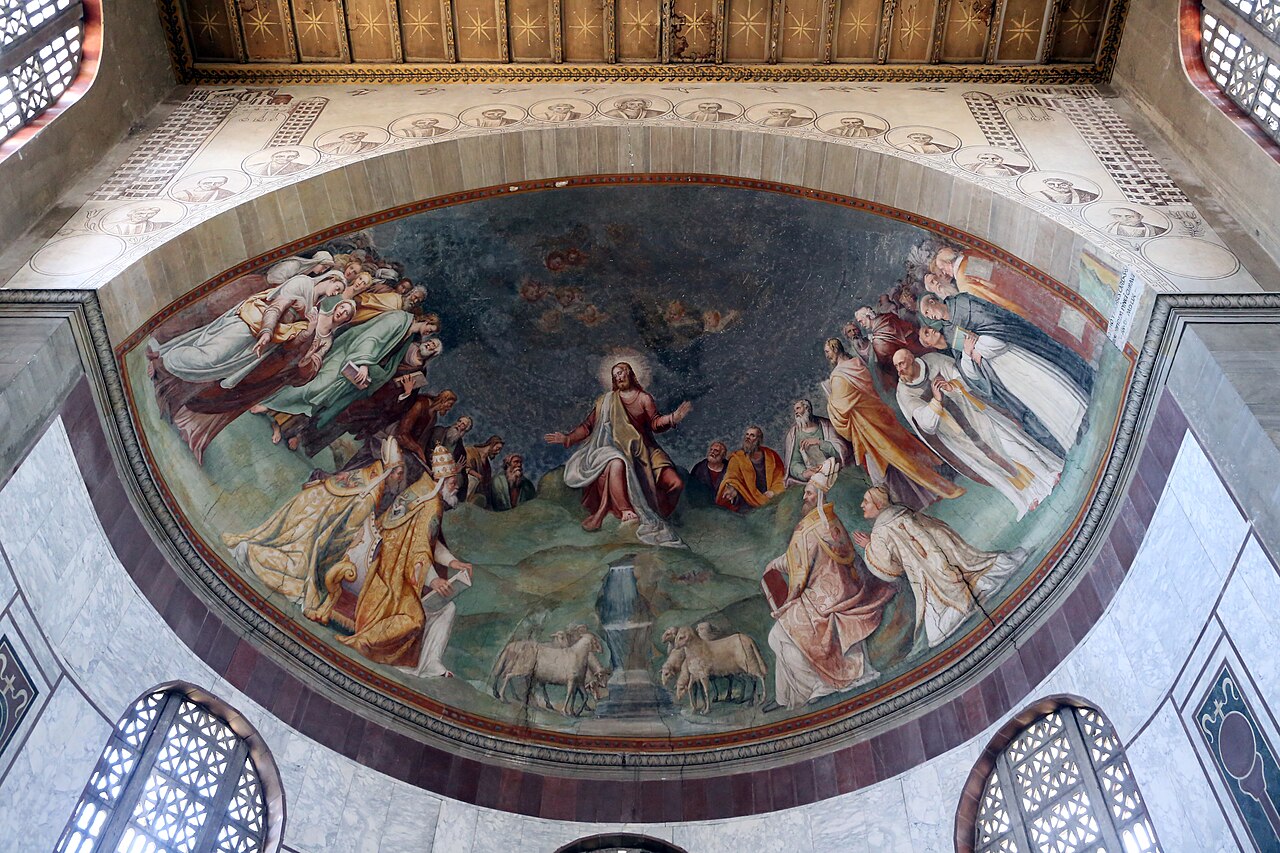 Jesus, the Apostles and the Buried Saints by Taddeo Zuccari