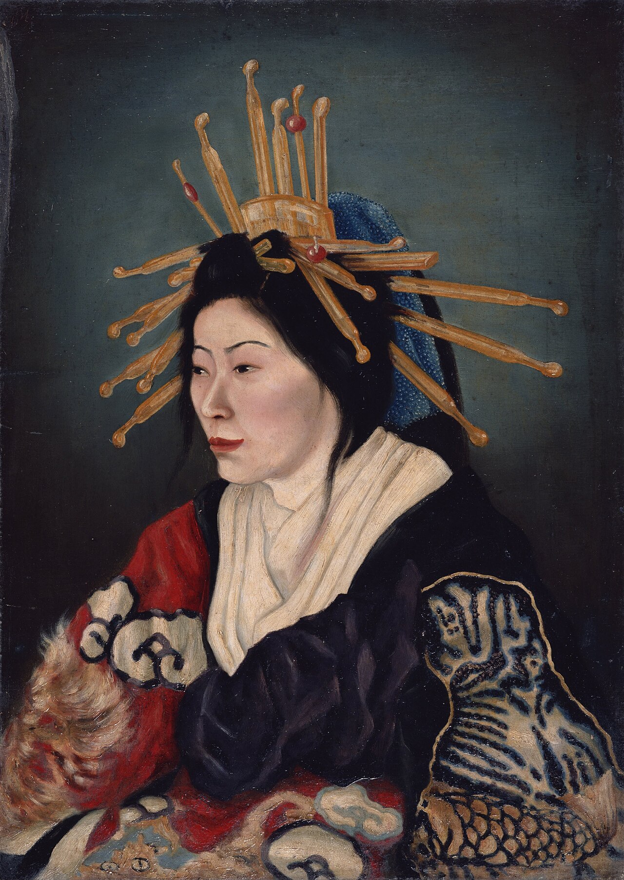Beauty(Courtesan) by Takahashi Yuichi