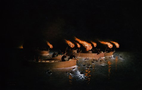 Cormorant Fishing by Takahashi Yuichi
