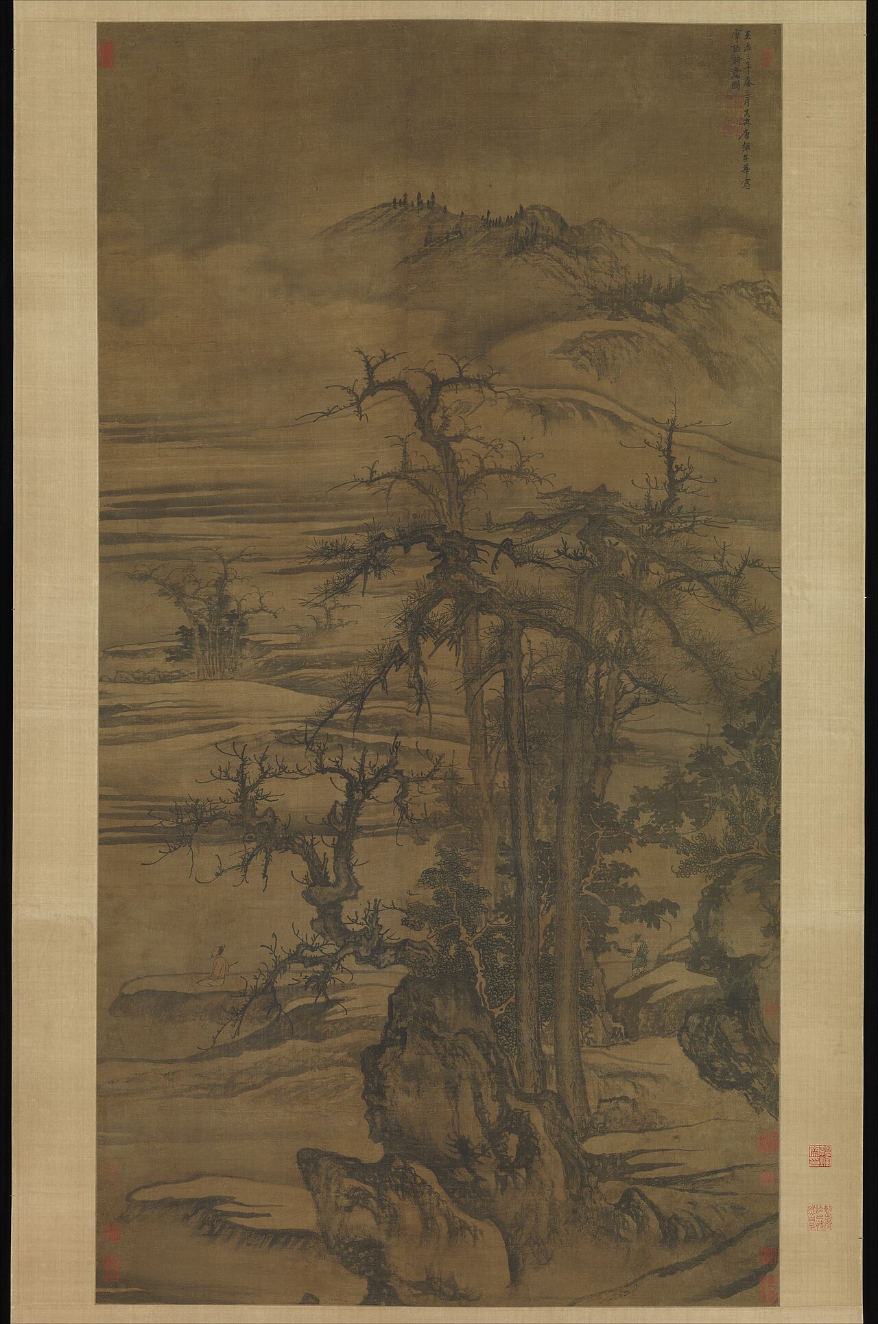 Landscape after a poem by Wang Wei by Tang Di