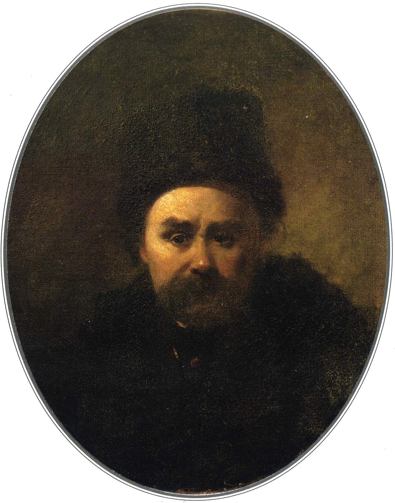 Self-Portrait by Taras Shevchenko