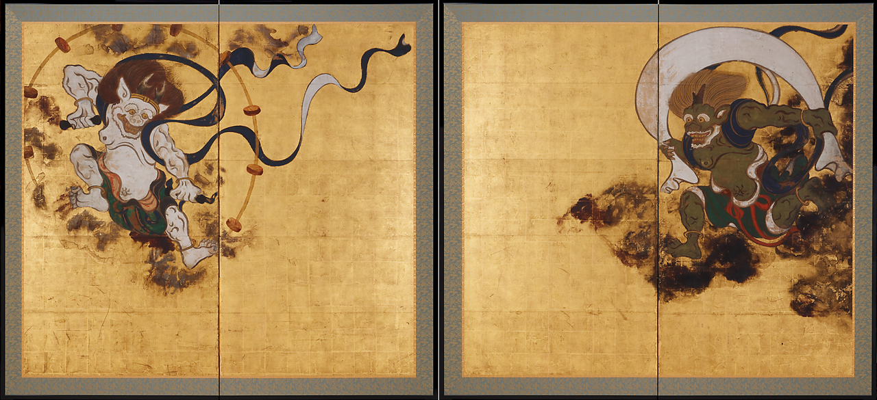 The Gods of Wind and Thunder by Tawara Sōtatsu