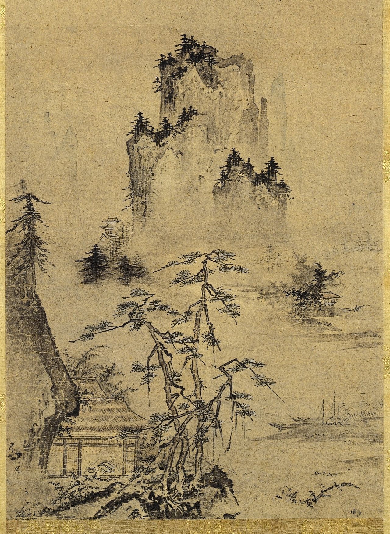 Hue of the Water, Light on the Peaks by Tenshō Shūbun