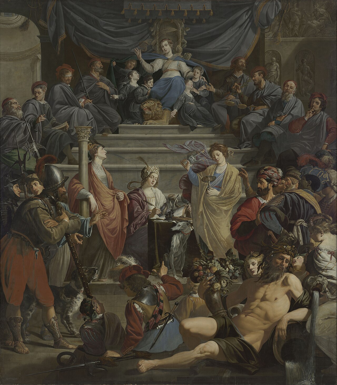 Allegory of the Court of Justice of ‘Gedele’ in Ghent by Theodoor Rombouts