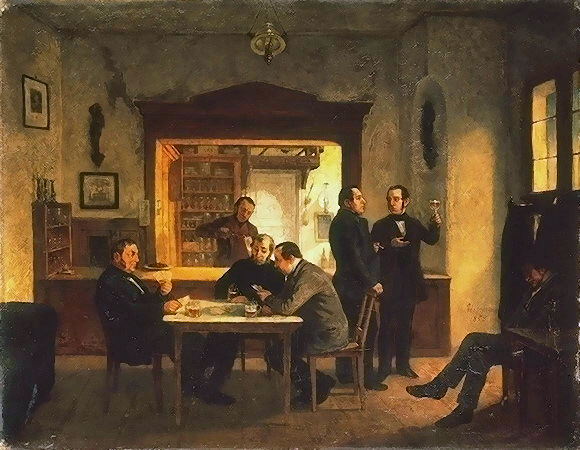 Weinstube by Theodor Hosemann