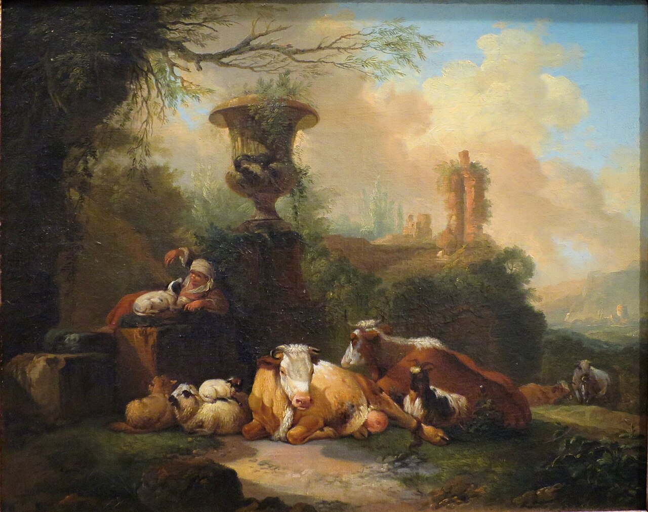 Romantic Landscape by Theodor Roos