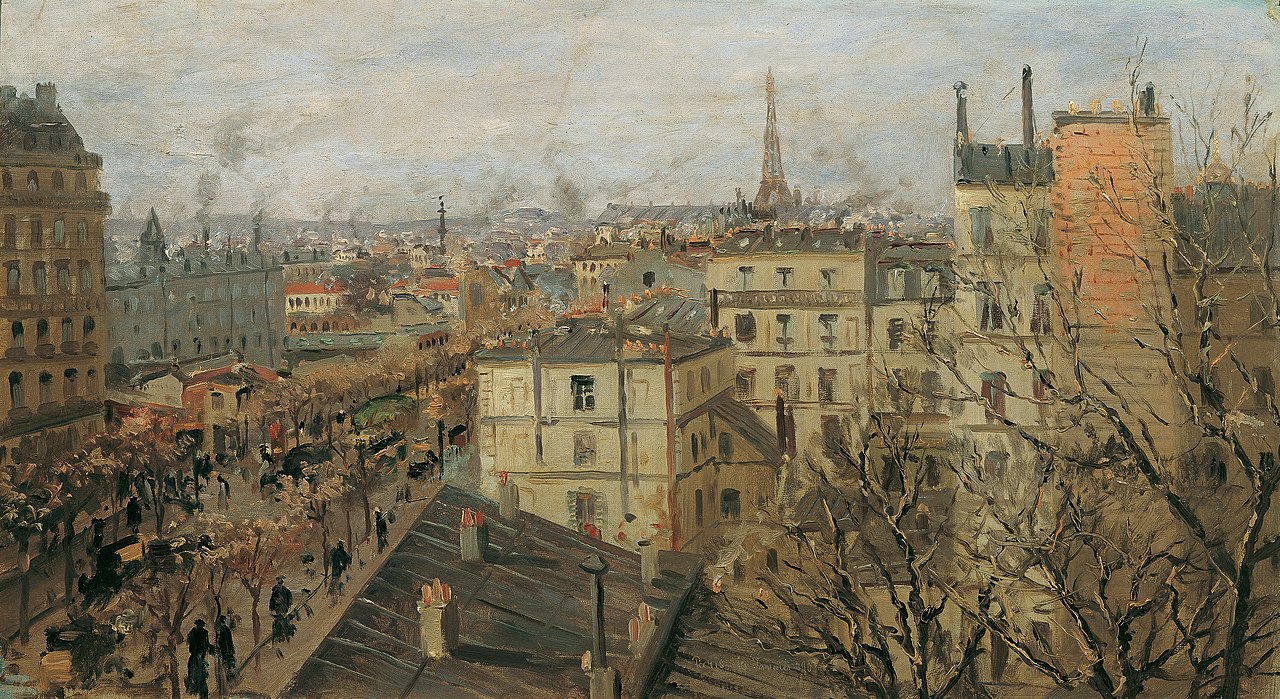 View of Paris by Theodor von Hörmann
