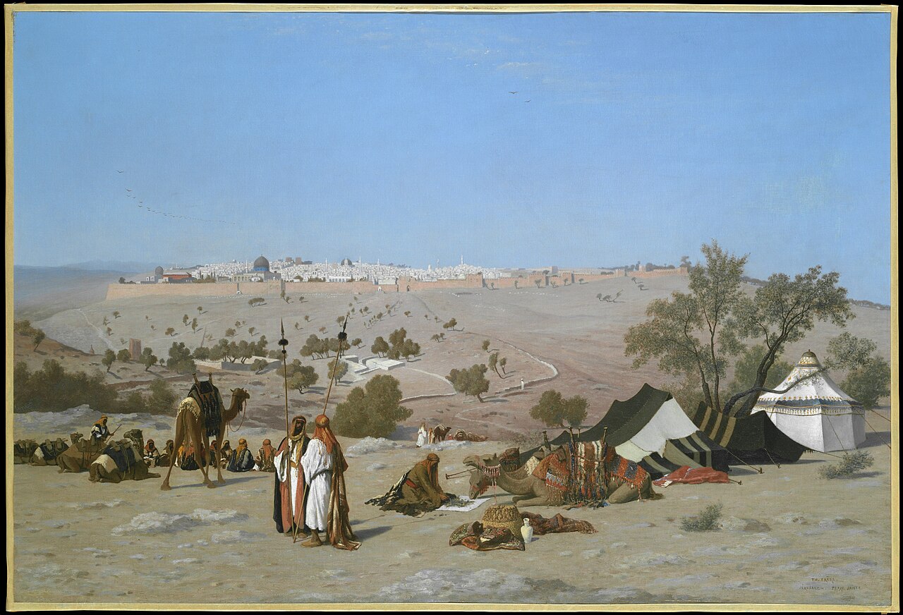 Jerusalem from the Mount of Olives by Théodore Frère