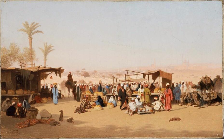 Scene in Cairo by Théodore Frère