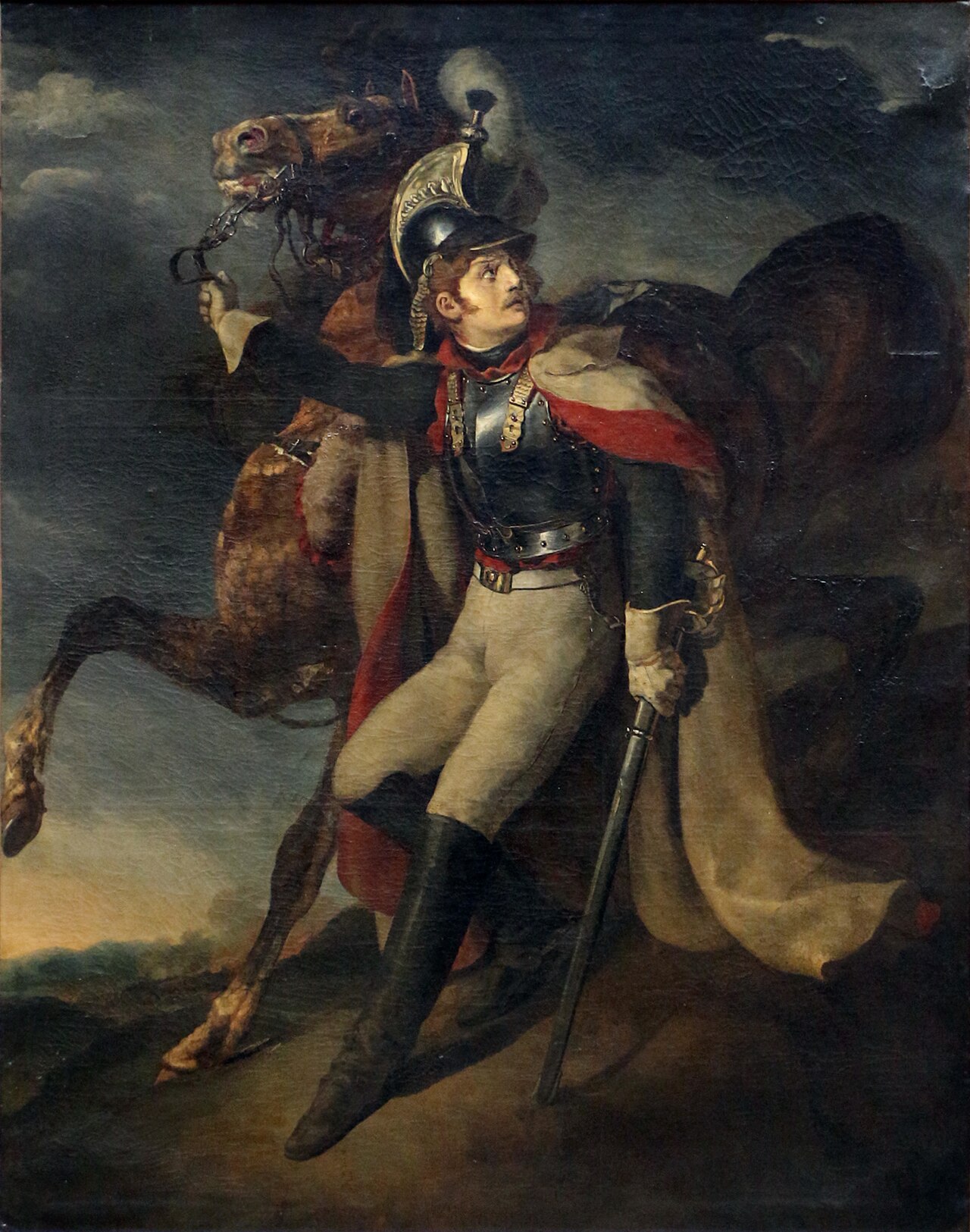 The Wounded Cuirassier by Théodore Géricault