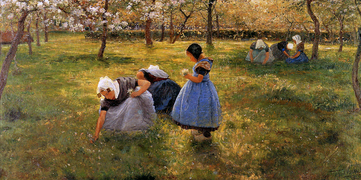 Spring in Schoore (Zealand) by Théodore Verstraete