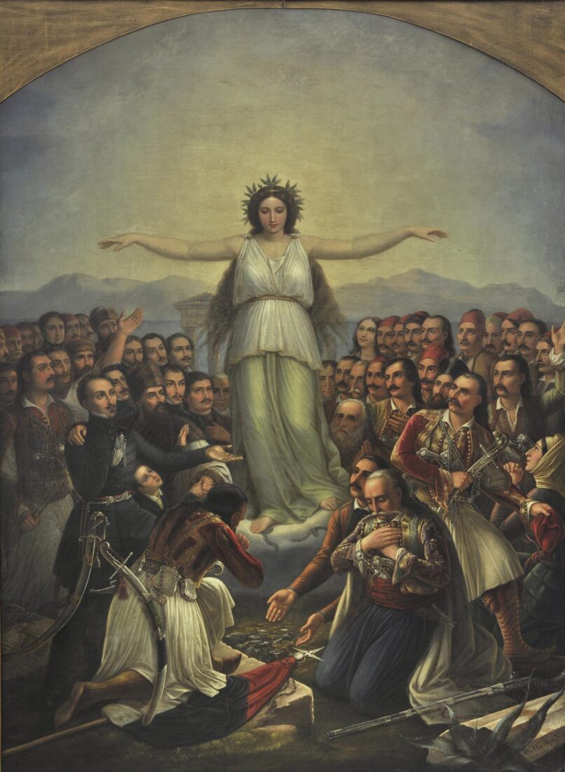 Grateful Hellas by Theodoros Vryzakis