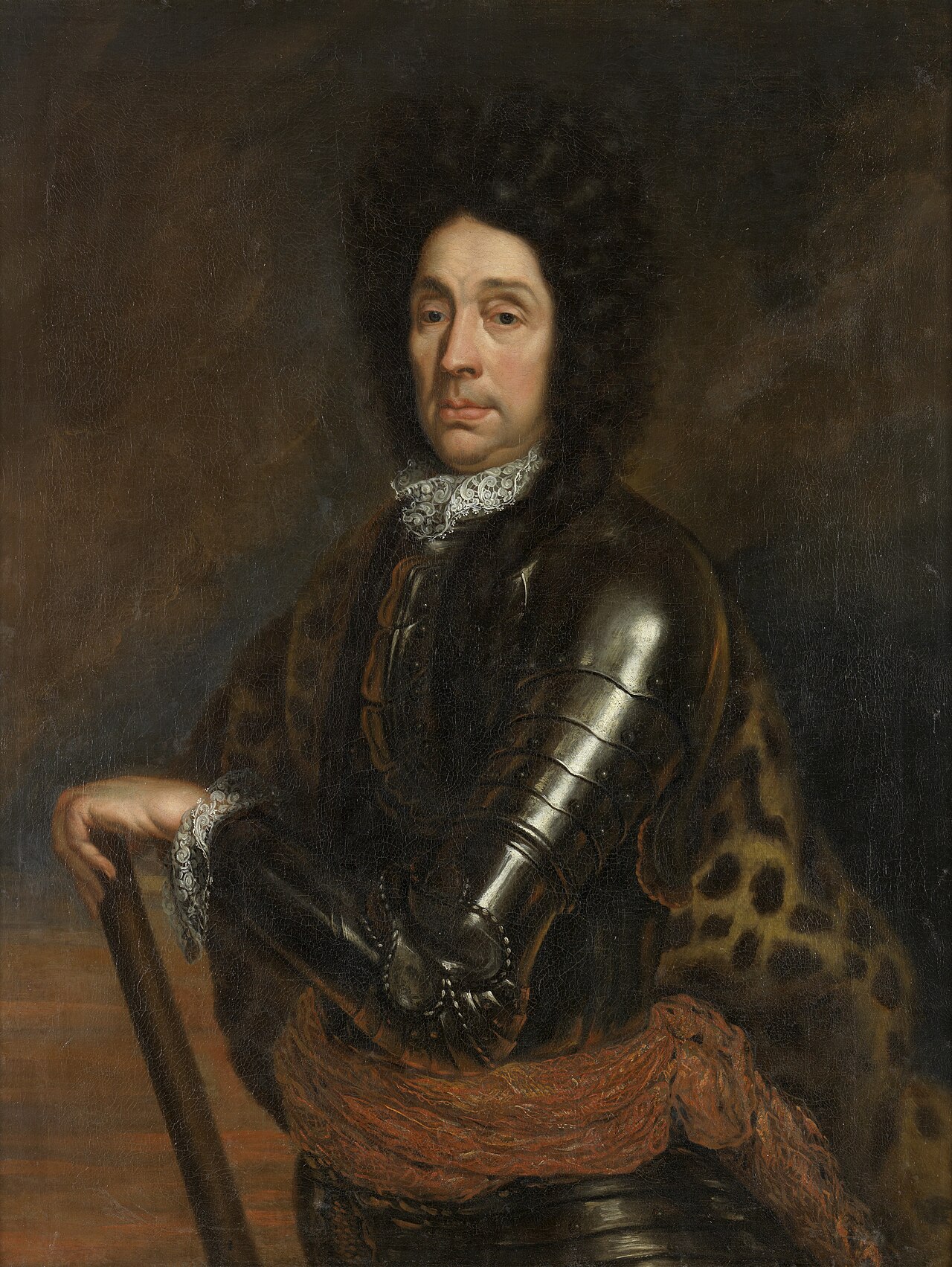 Portrait of Menno baron van Coehoorn (1641-1704) by Theodorus Netscher